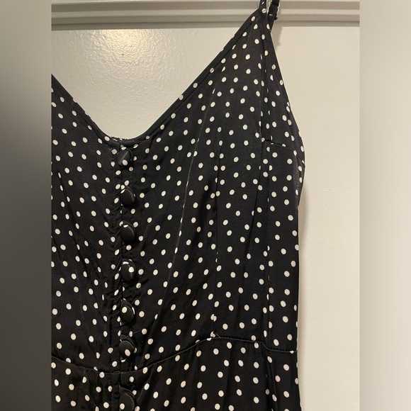 Abercrombie & Fitch Button Front Satin Mini Dress - Picture 2 of 5